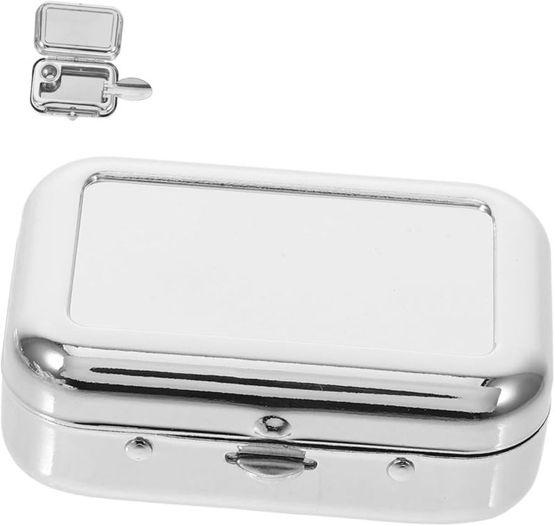 Stainless Steel Portable Ashtray Windproof Mini Design For Car Outdoor Use - Image 1